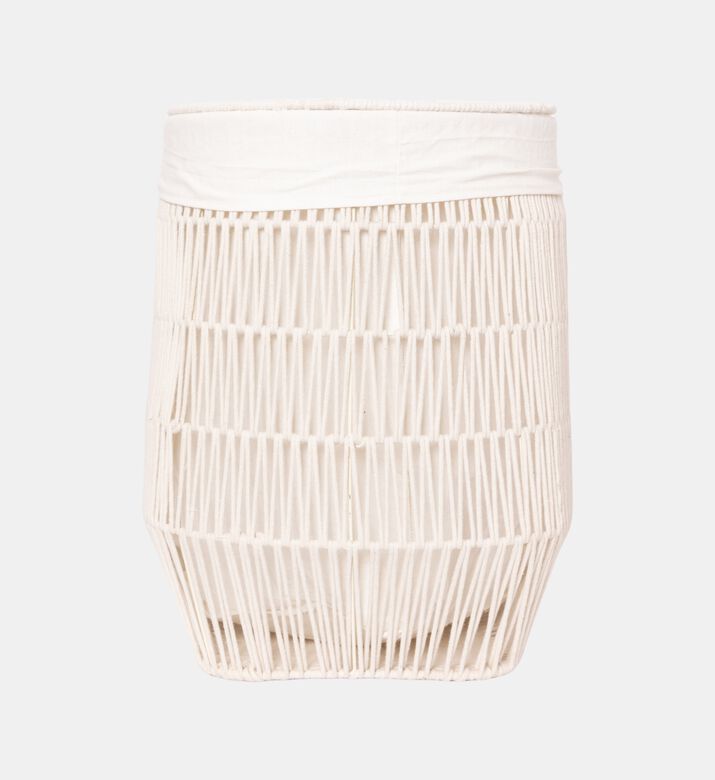 Cotton Rope Lining Laundry Basket
