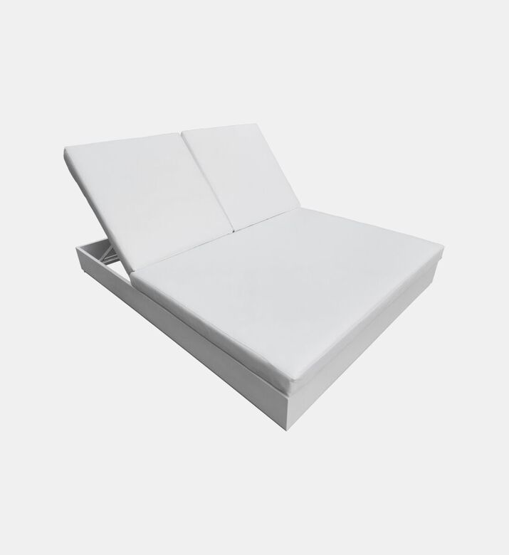 Home Deco and More Raja Aluminum Double Sun Lounger, Packshot View