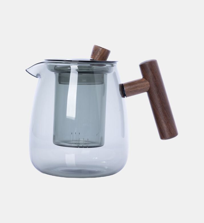 Home Deco and More Wooden Handle Tea Pot - 17x11x13.5 Cm, Packshot View