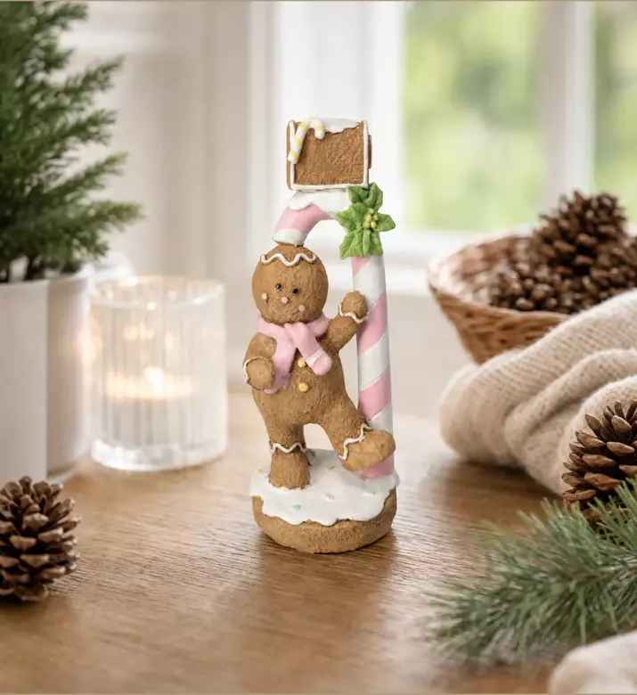 Home Deco and More Gingerbread Candy Figurine, Model View