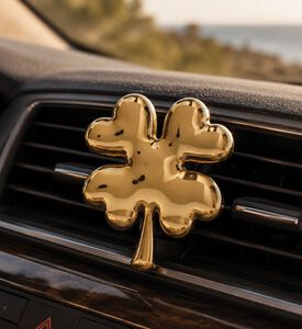 Baci Milano Fortunato Car Freshener Diffuser, Gold, Packshot View