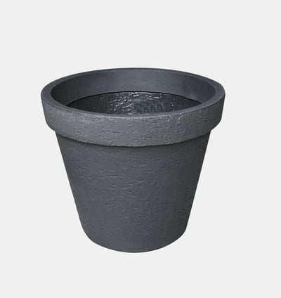 Antraciet Round Flower Pot