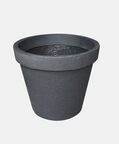 Antraciet Round Flower Pot