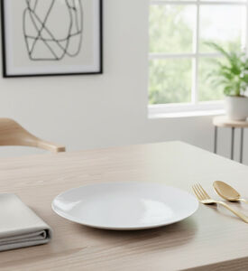 Guy Degrenne Dessert Wave-engraved Plate - 24 Cm, Packshot View