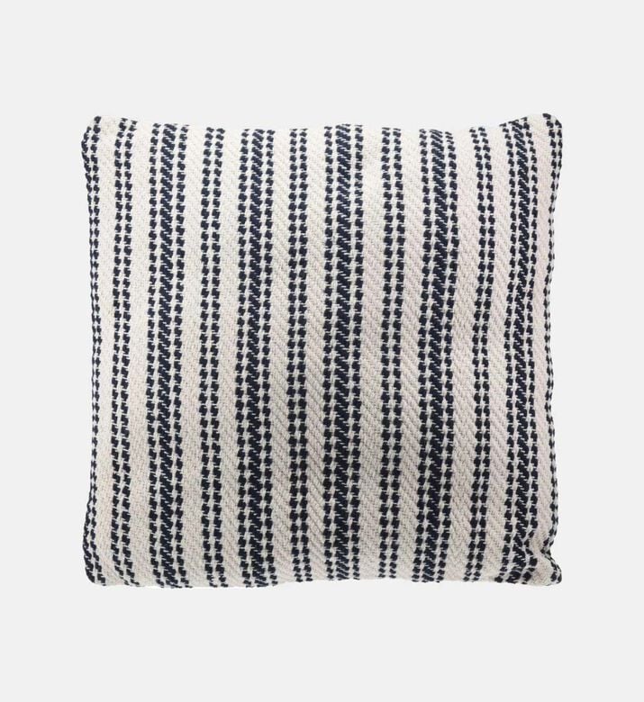 Home Deco and More Mill-dyed Cotton Stripped Square Cushion, Packshot View Home Deco and More Mill-dyed Cotton Stripped Square Cushion, Packshot View