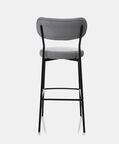 Archie Fabric Steel Bar Chair Grey