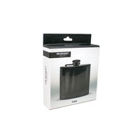 Black Moonlight Whiskey Flask