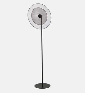Home Deco and More Leher Circular Iron Floor Lamp, Packshot View