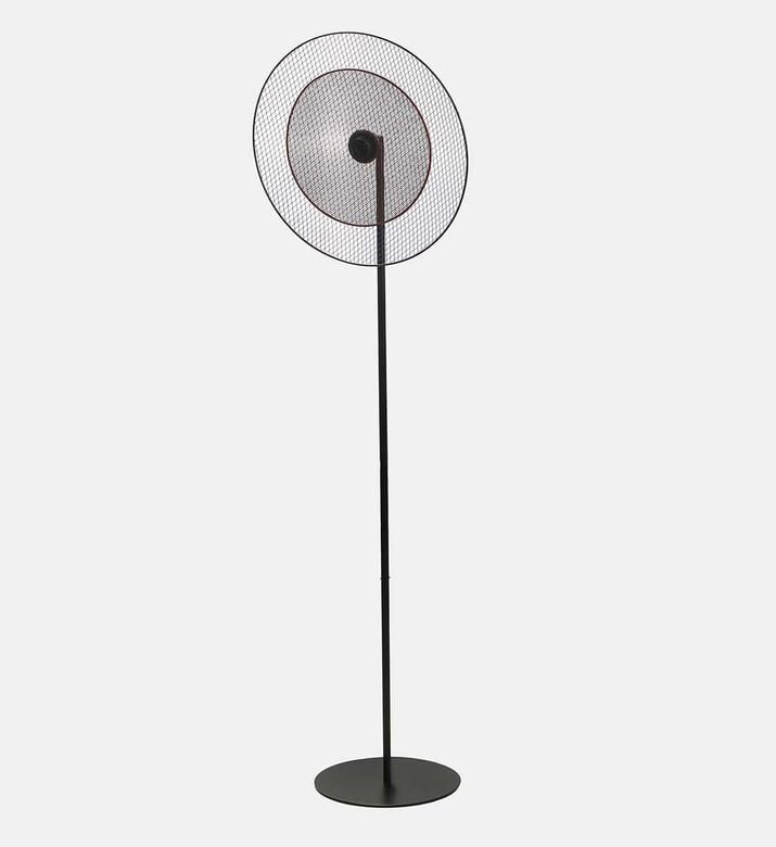 Home Deco and More Leher Circular Iron Floor Lamp, Packshot View