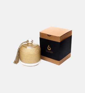 Nour Bougie Bling Bling Candle, Gold, 12-cm, Packshot View