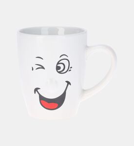 Home Deco and More Stoneware Smiling Face Mug, Packshot View