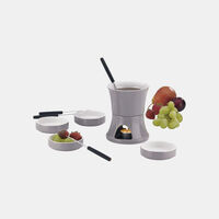 Lilly Ceramic Chocolate Fondue Set