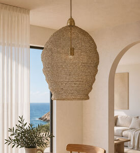 Light and Living Hanging Lamp Nikki Wire Gold, Brown, 45-cm, Packshot View