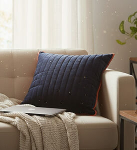 Home Deco and More Marine Velvet Two-sided Throw Pillow, Packshot View