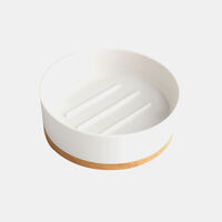 Acrylic Wood Round Soap Dish