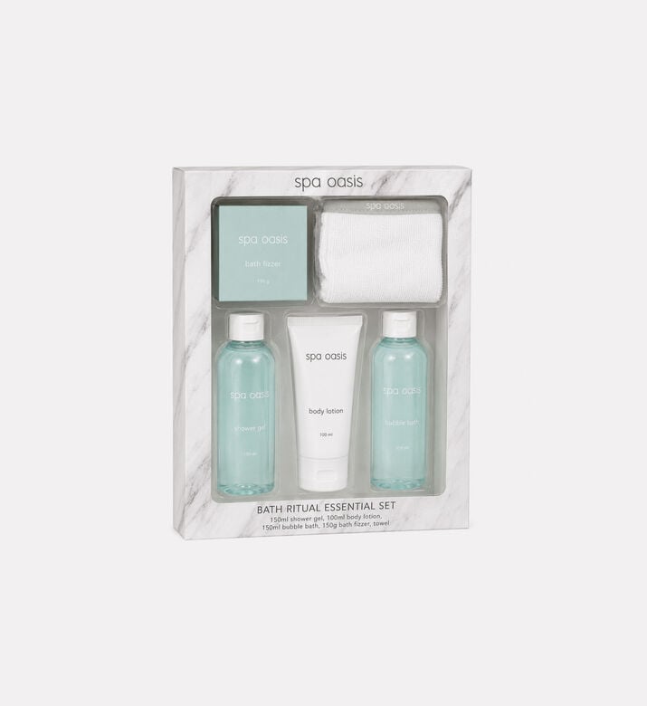 Home Deco and More Spa Oasis 5-piece Bath Essentials Set, Packshot View