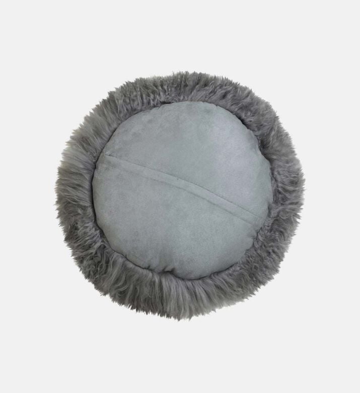 Light and Living Elvine Fabric Round Filled And Vaccumed Cushion Pendant, Grey, Packshot View Light and Living Elvine Fabric Round Filled And Vaccumed Cushion Pendant, Grey, Packshot View