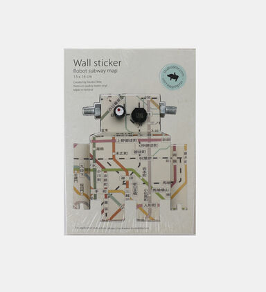 Robot Subway Wall Sticker