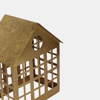 Delta House Metal Candle Holder