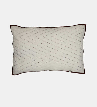 Piping Fabric Square Cushion