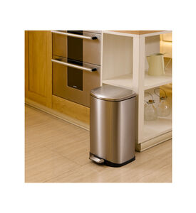 Della Stainless Steel Pedal Bin - 12 L