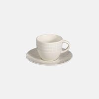 Checks Tea Cup With Saucer 6-piece Set