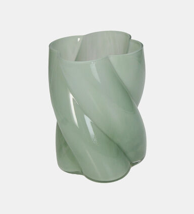 Spiral Glass Vase 17x17x21cm