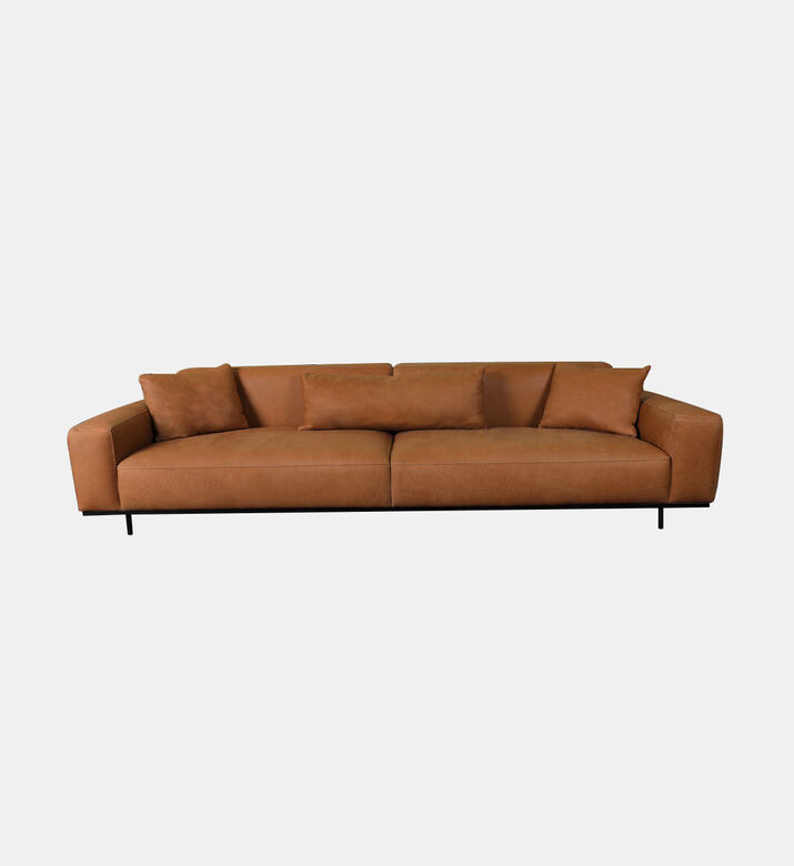 Home Deco and More Fondant Four Seater Lounge, Light-brown, 292-cm, Packshot View
