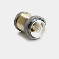 E27 Brass-plated Steel Socket