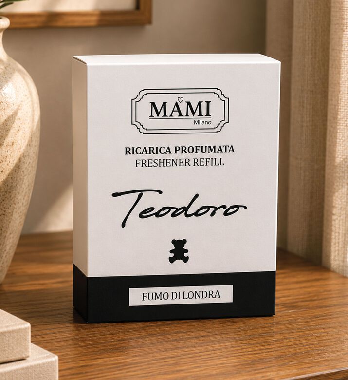 Baci Milano Teodoro London Smoke Diffuser Refill, Packshot View