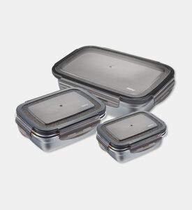 Gefu Preppo 3-piece Food Storage Container Set, Packshot View