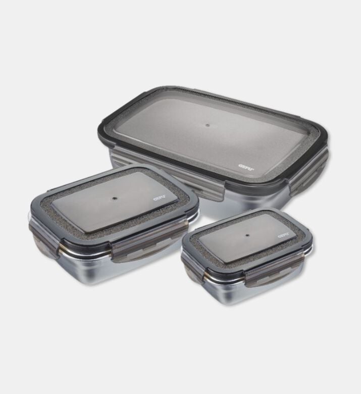 Gefu Preppo 3-piece Food Storage Container Set, Packshot View