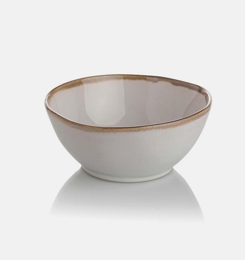 Ceramic Edge Trim Round Cereal Bowl