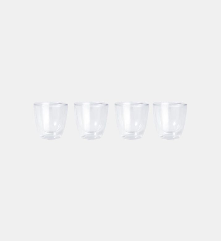 Espresso Glass Double Wall 4pce Set