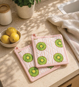 Home Deco and More Kiwi-print Pot Holder, Packshot View