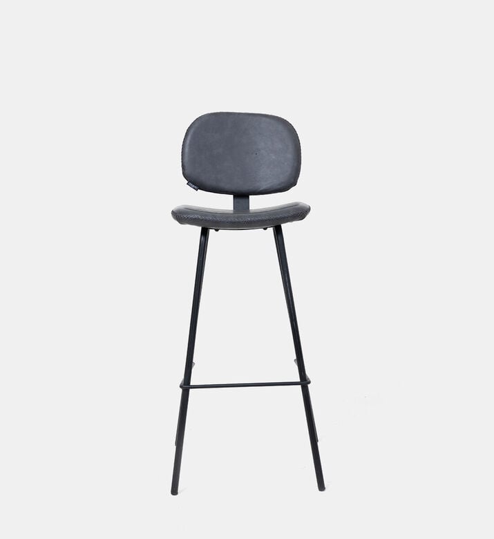 Home Deco and More Nappo Metal Bar Chair, Dark-grey, Packshot View Home Deco and More Nappo Metal Bar Chair, Dark-grey, Packshot View
