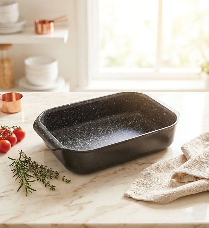 Risoli Granito Oval Roaster Pot, Packshot View