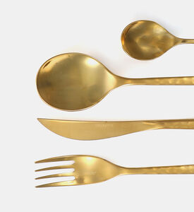 The Fuse Hammered 24-piece Cutlery Set
