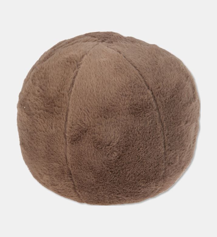 Home Deco and More Round Ball-shaped Cushion, Brown, Packshot View
