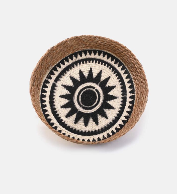 Natural Paper Printed Basket