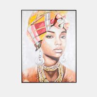 Melany Woman Wooden Frame Painting