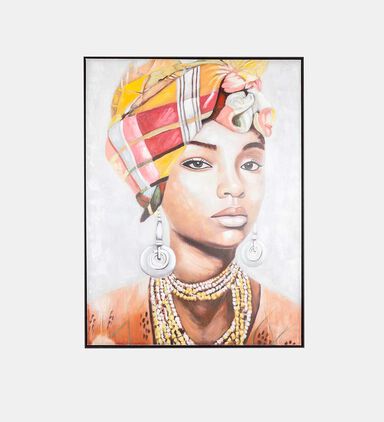 Melany Woman Wooden Frame Painting