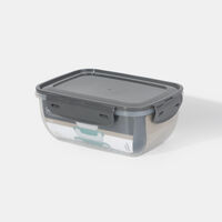 Plastic Lid 3-piece Storage Box Set