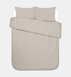 Home Deco and More Double Polycotton Country Meadow Front Duvet Cover 4-piece Set, Ivory, 200x200-cm, Packshot View