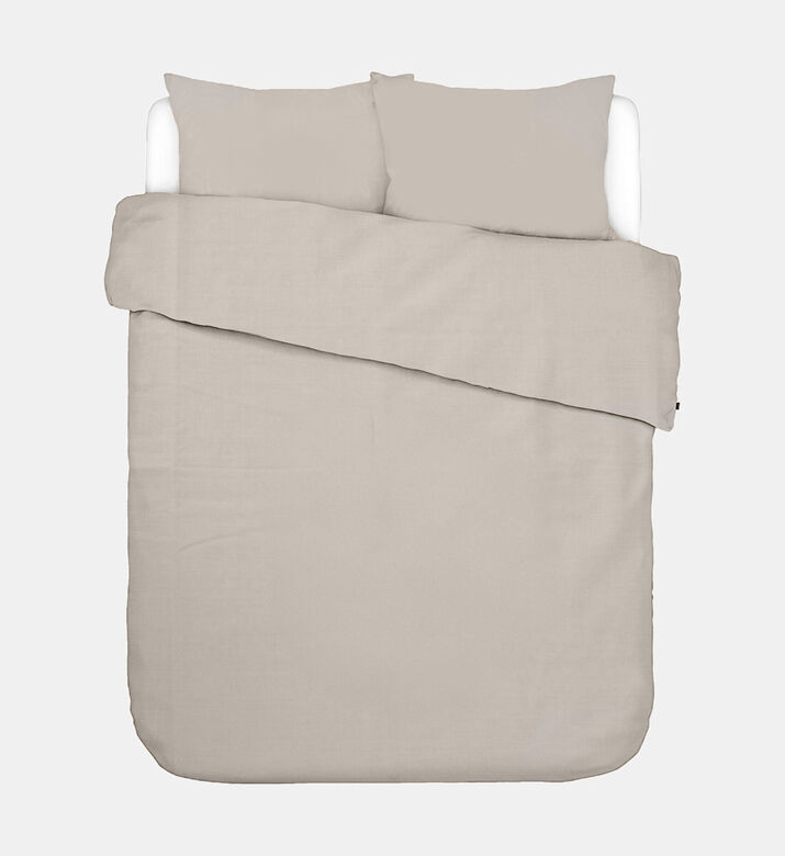 Home Deco and More Double Polycotton Country Meadow Front Duvet Cover 4-piece Set, Ivory, 200x200-cm, Packshot View