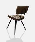 Leather Square-shaped Mappy Chair