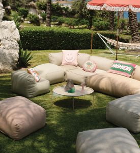Home Deco and More Nirvana 2-seaters Sofa, Orange, Packshot View