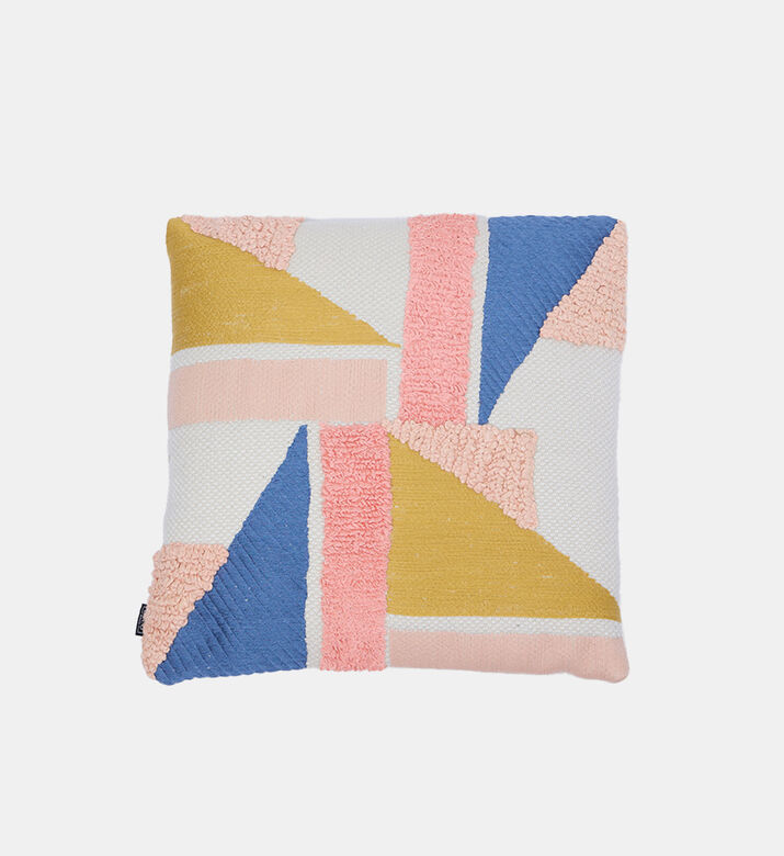 Farfala Embroidered Print Pillow