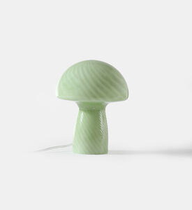 Glass Mushroom-shaped Table Lamp