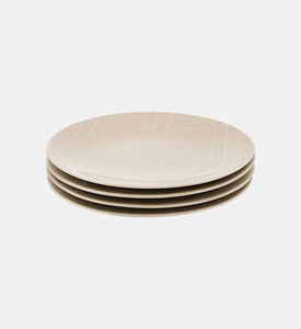 Checkered Dinner Plate 4-piece Set